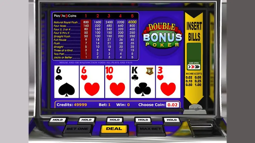 Double Bonus Poker