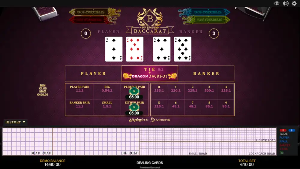 Premium Baccarat