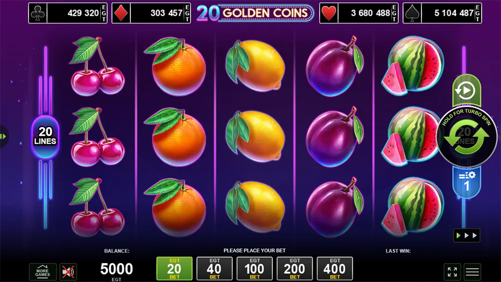20 Golden Coins