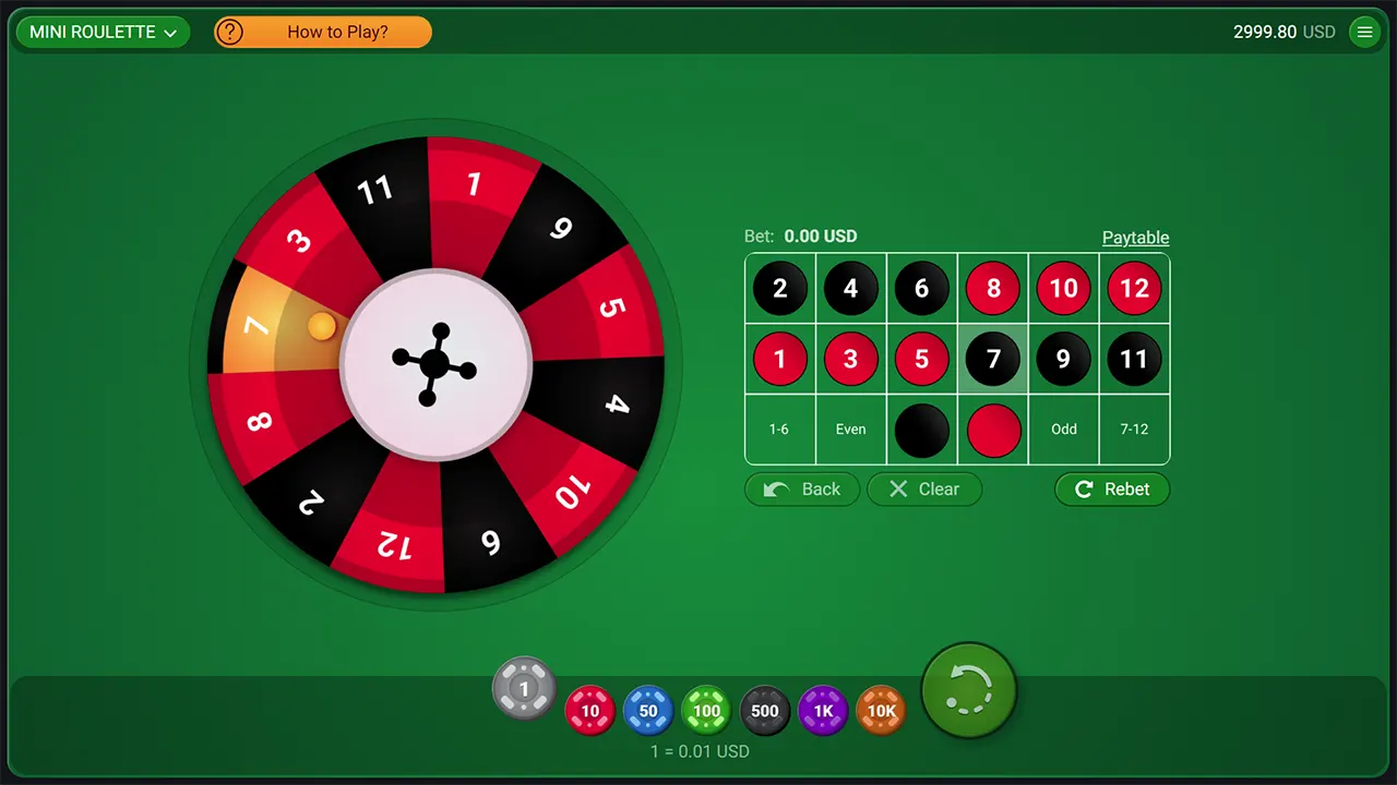 Mini Roulette (Spribe)