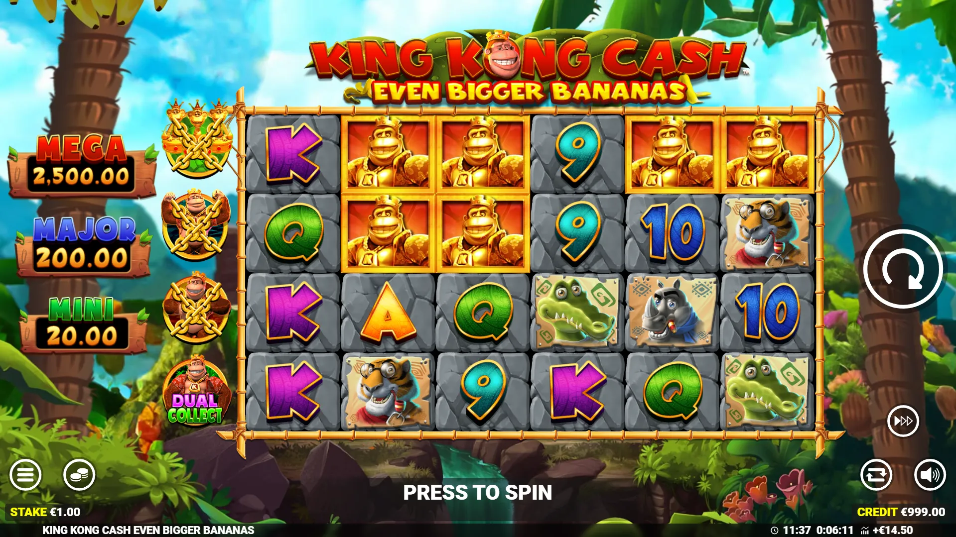 King Kong Cash Even Bigger Bananas