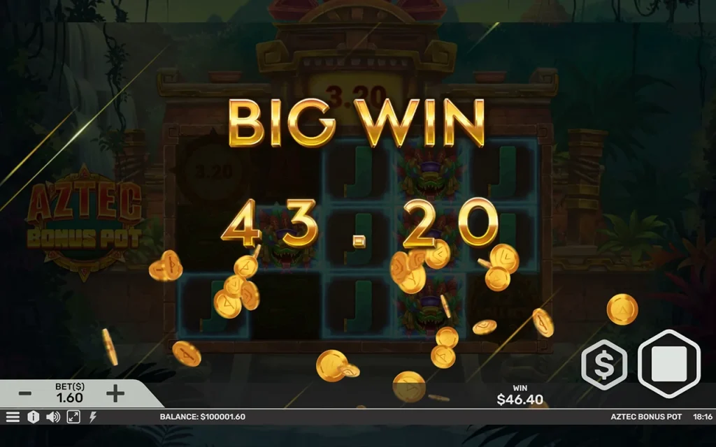 Aztec Bonus Pot Big Win Aztec Bonus Pot Big Win