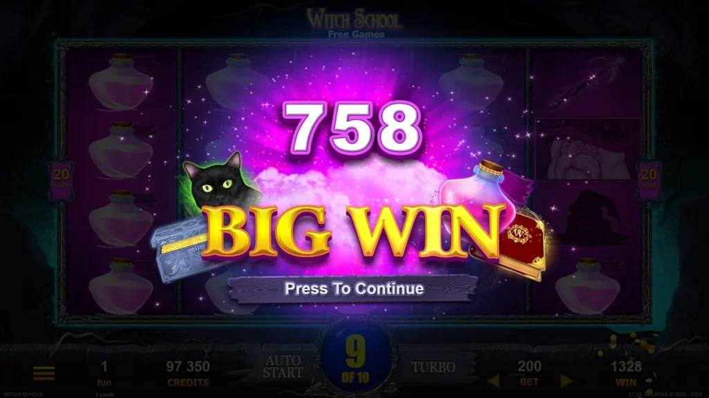 Witch School Big Win Witch School Big Win