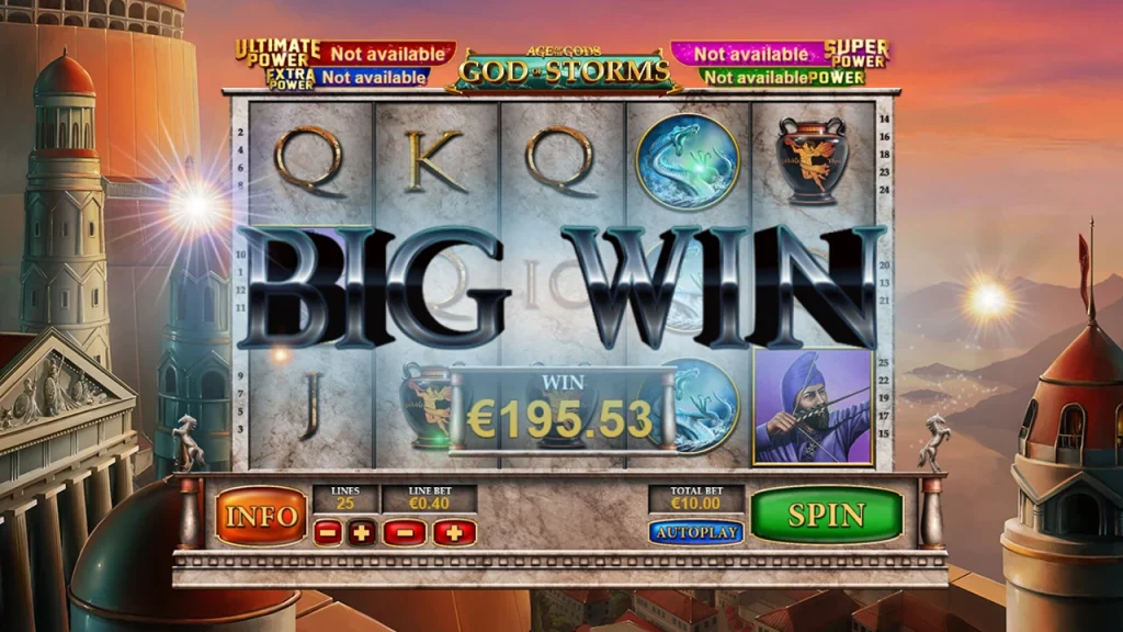 Age of the Gods: God of Storms Big Win Age of the Gods: God of Storms Big Win