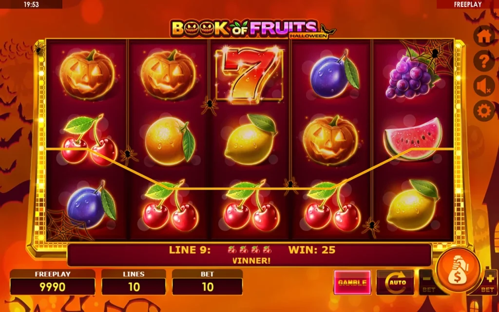 Book of Fruits Halloween Free Play Book of Fruits Halloween Free Play