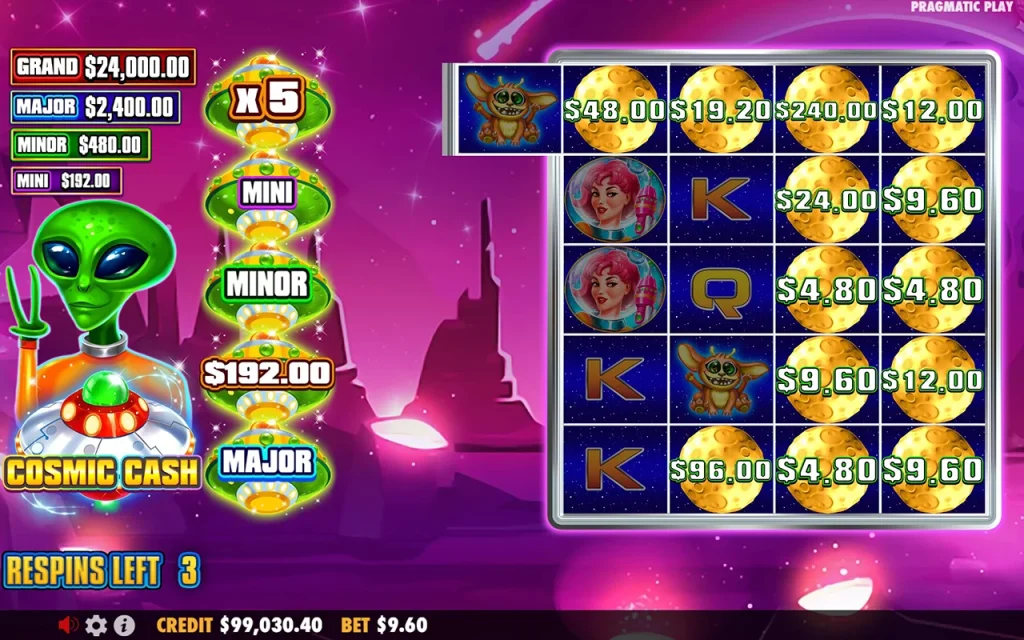 Cosmic Cash Re Spins Cosmic Cash Re Spins