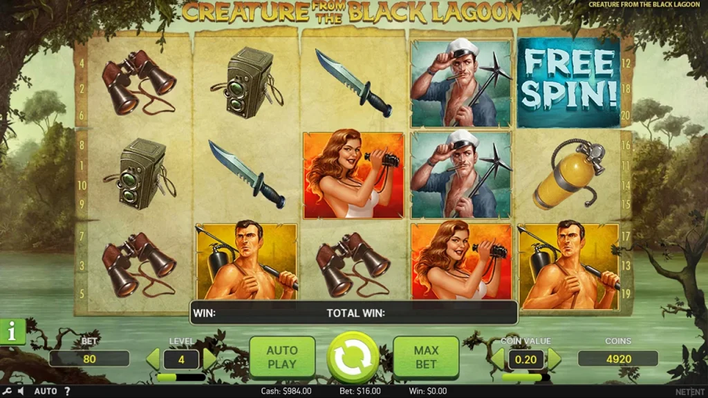 Creature from the Black Lagoon Free Play Creature from the Black Lagoon Free Play