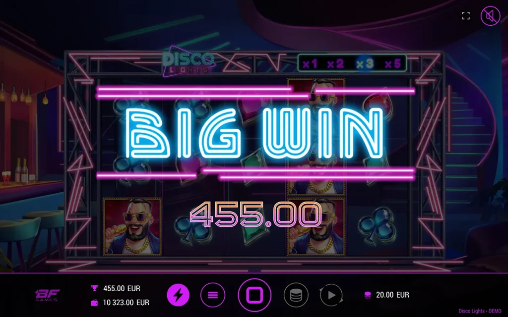 Disco Lights Big Win Disco Lights Big Win