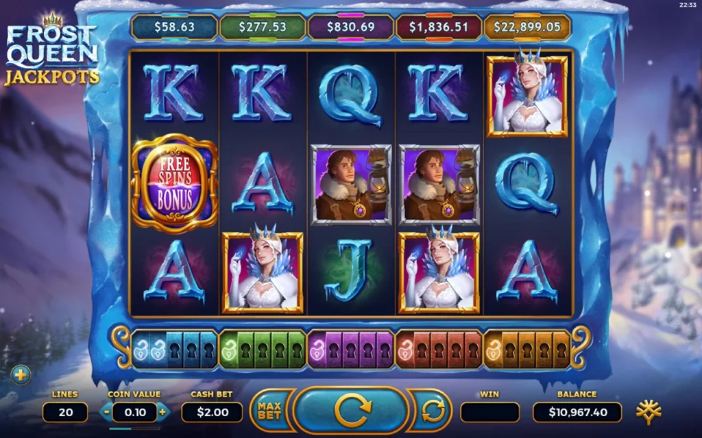Frost Queen Jackpots Special Symbols Frost Queen Jackpots Special Symbols