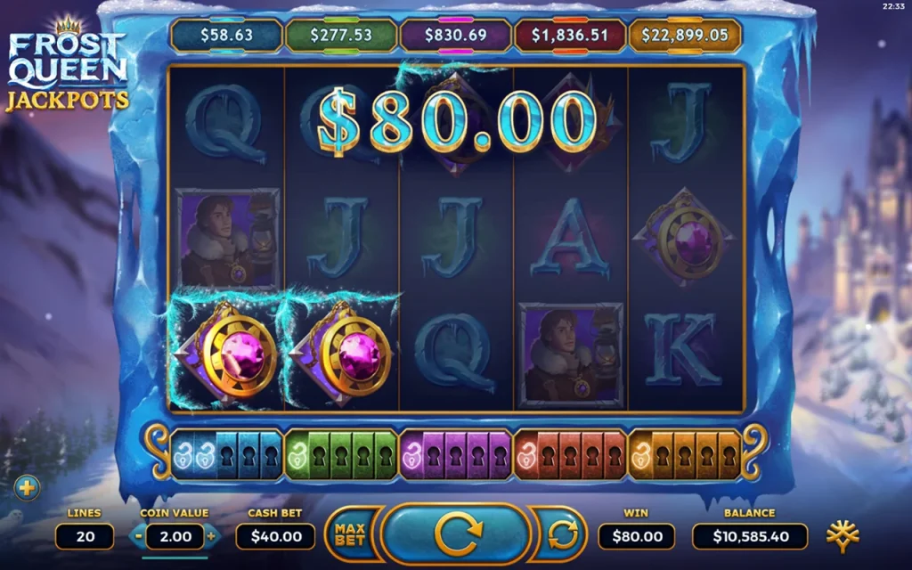 Frost Queen Jackpots Win Frost Queen Jackpots Win