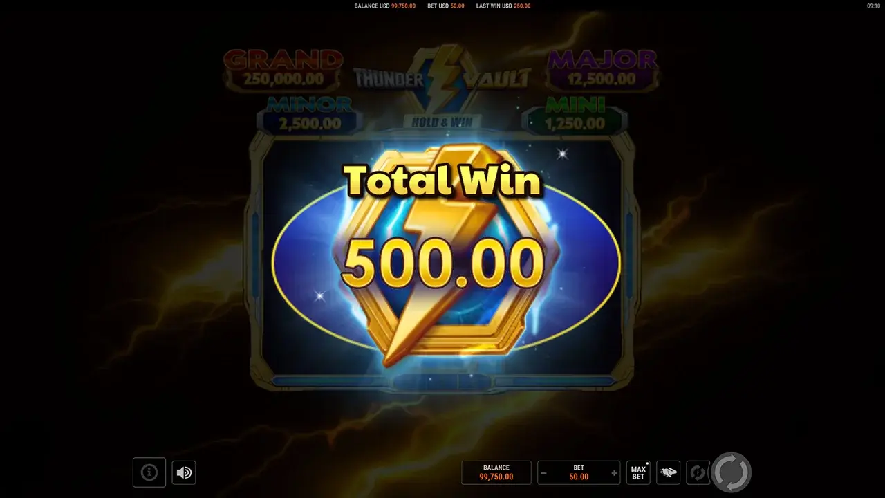 Thunder Vault Hold & Win Win Thunder Vault Hold & Win Win