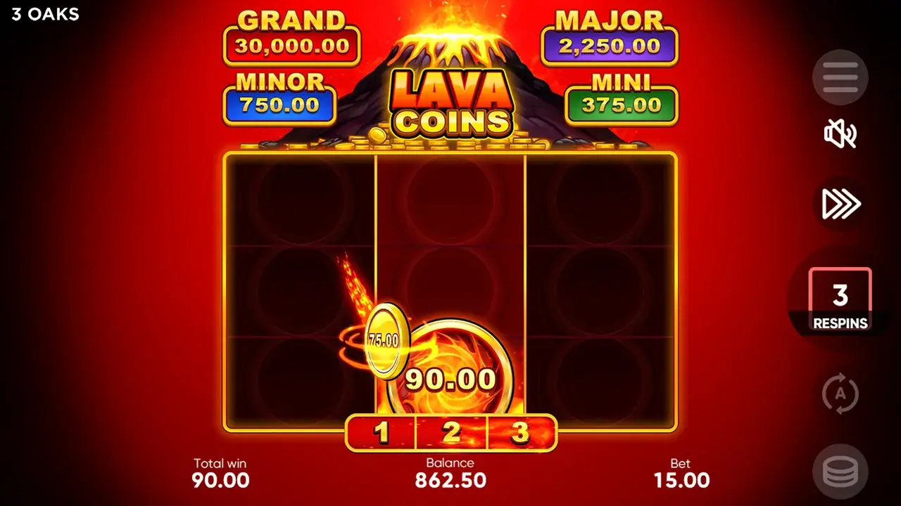 Lava Coins Bonus Game Lava Coins Bonus Game