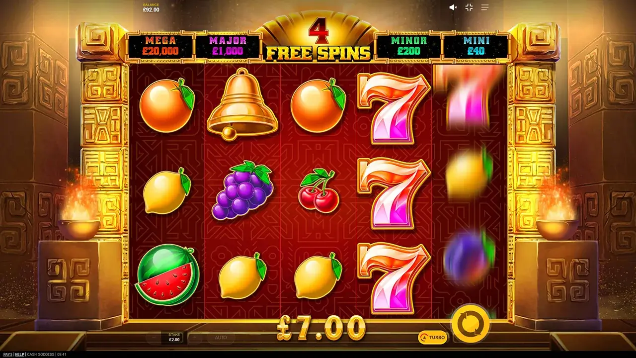Cash Goddess Free Spins