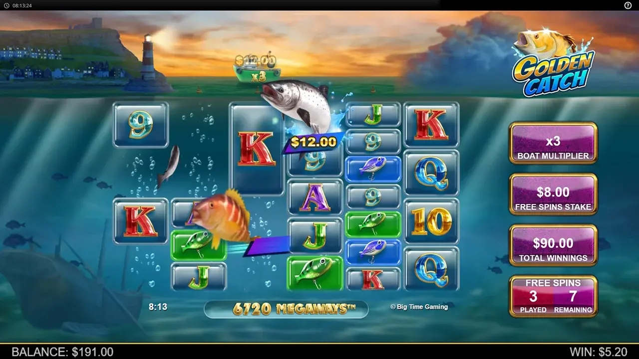 Golden Catch Free Spins