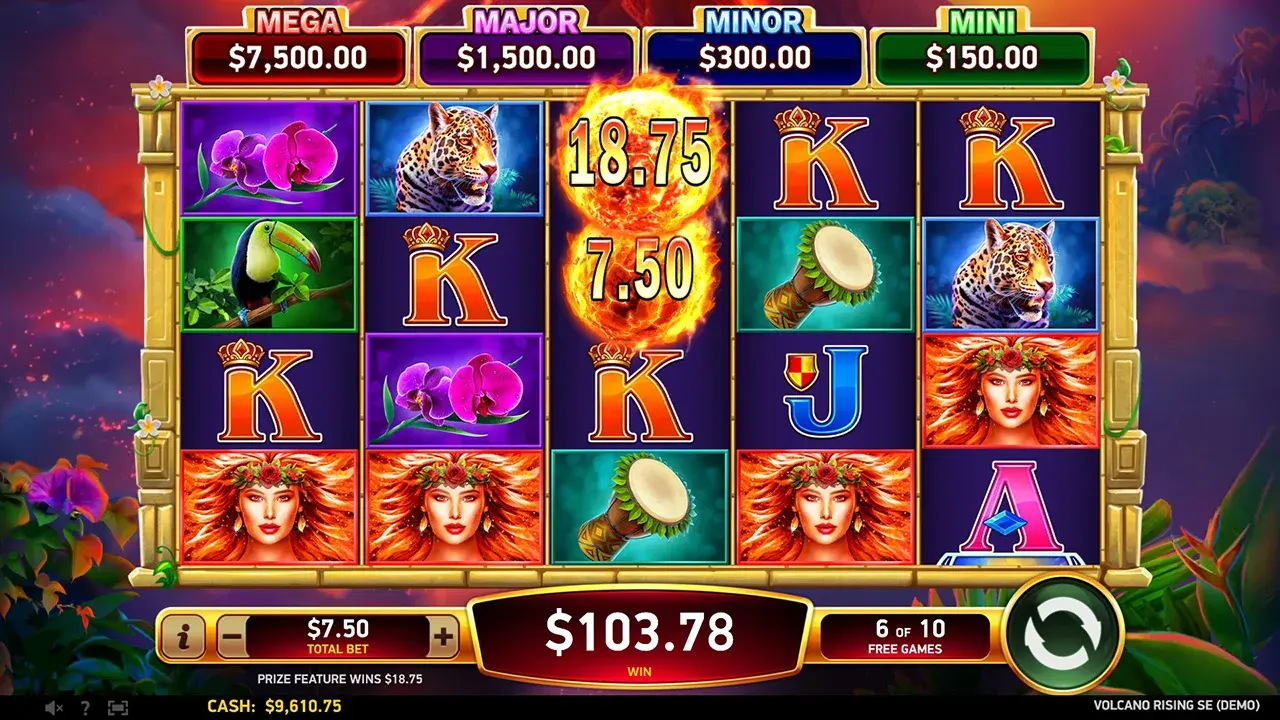 Volcano Rising SE Free Spins Volcano Rising SE Free Spins
