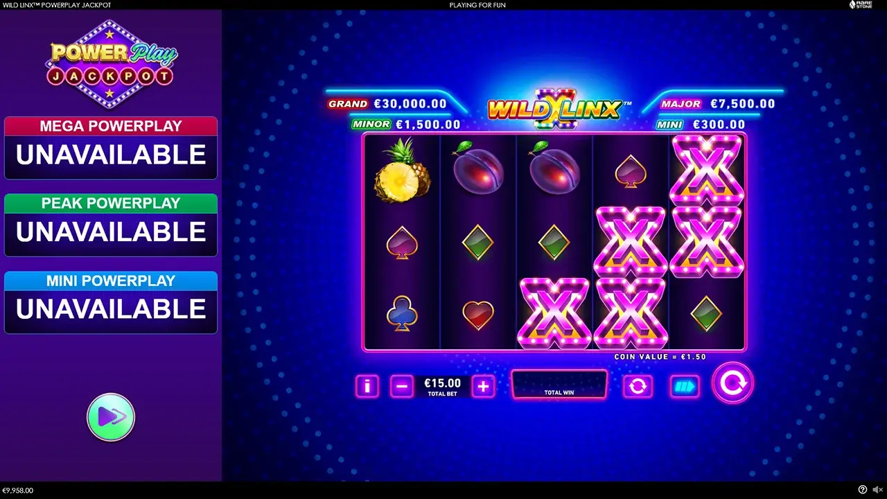 Wild Linx™ Powerplay Jackpot Free Play