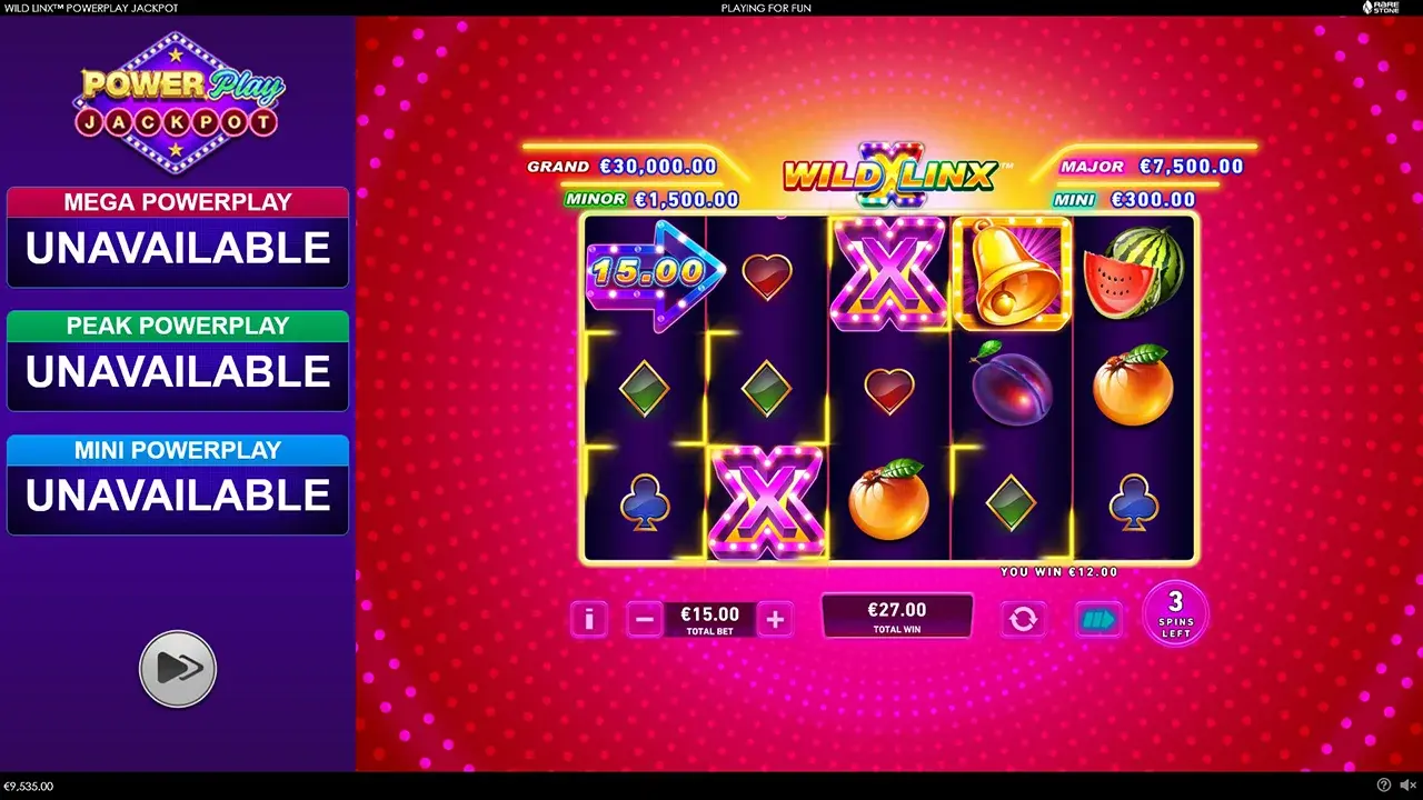 Wild Linx™ Powerplay Jackpot Free Spins