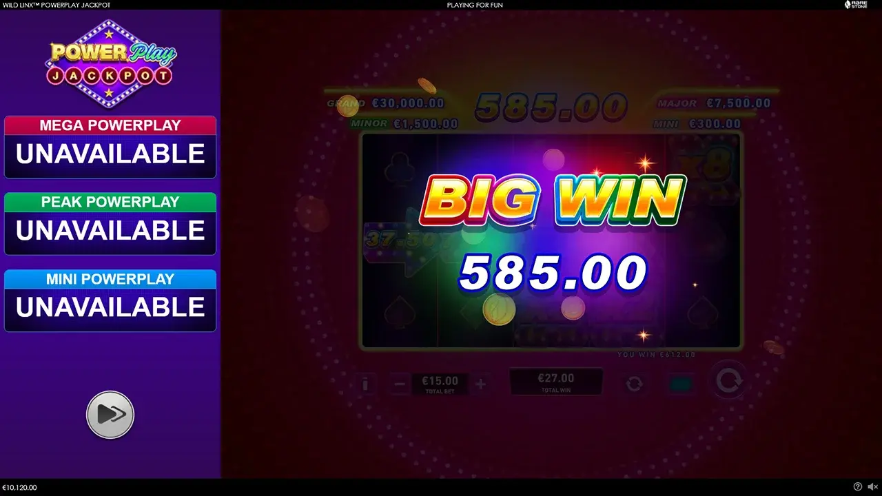 Wild Linx™ Powerplay Jackpot Big Win