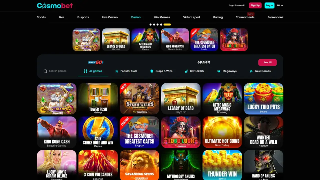 Cosmobet Casino Slots