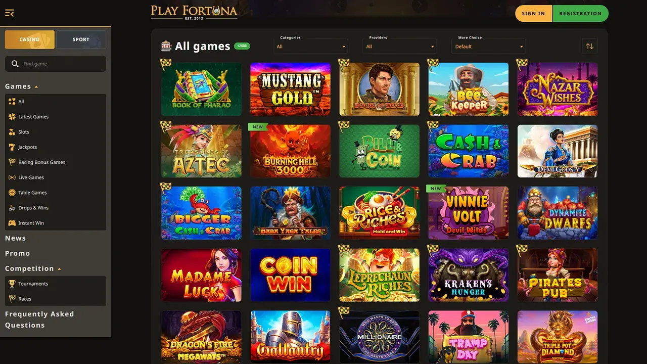 Play Fortuna Casino Slots