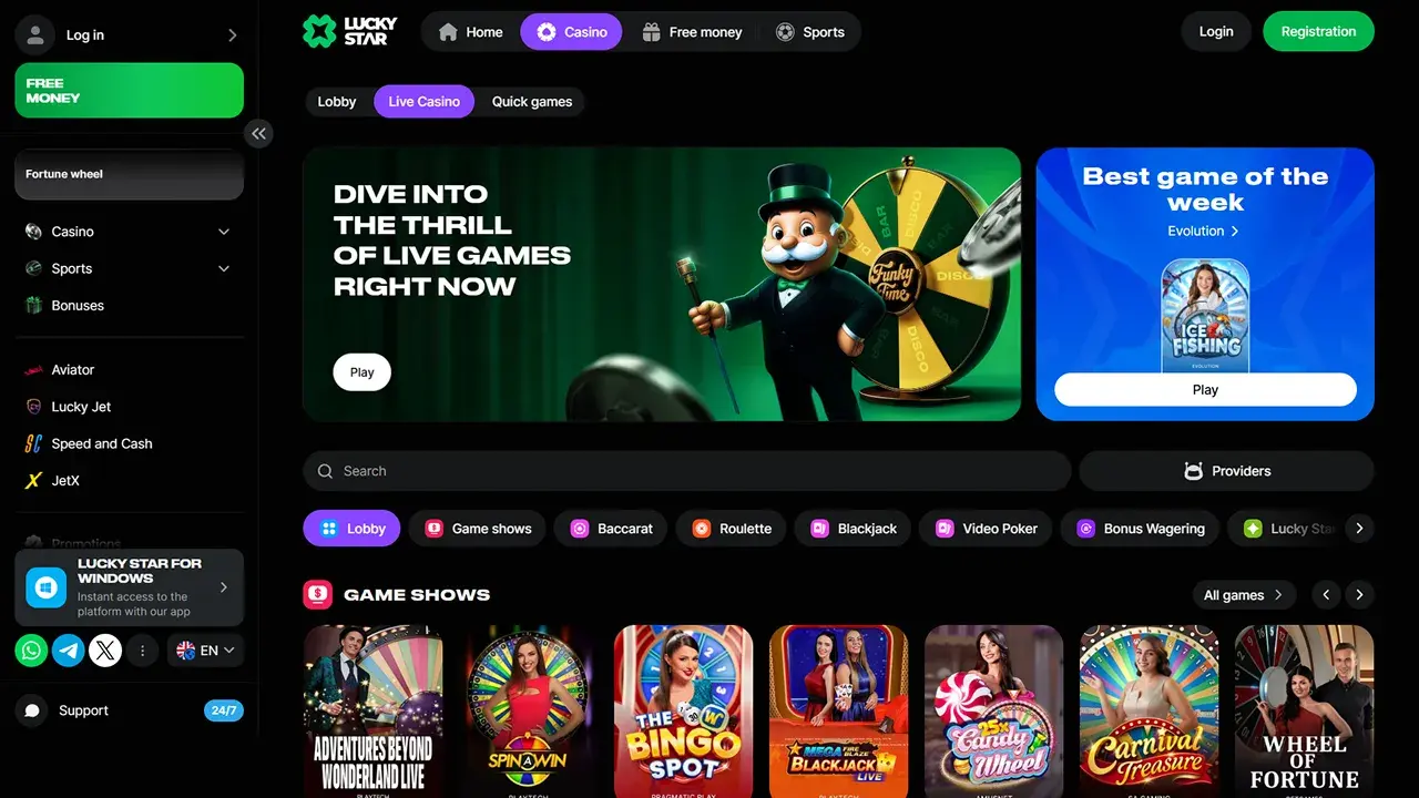 Lucky Star Casino Live Dealer Lucky Star Casino Live Dealer