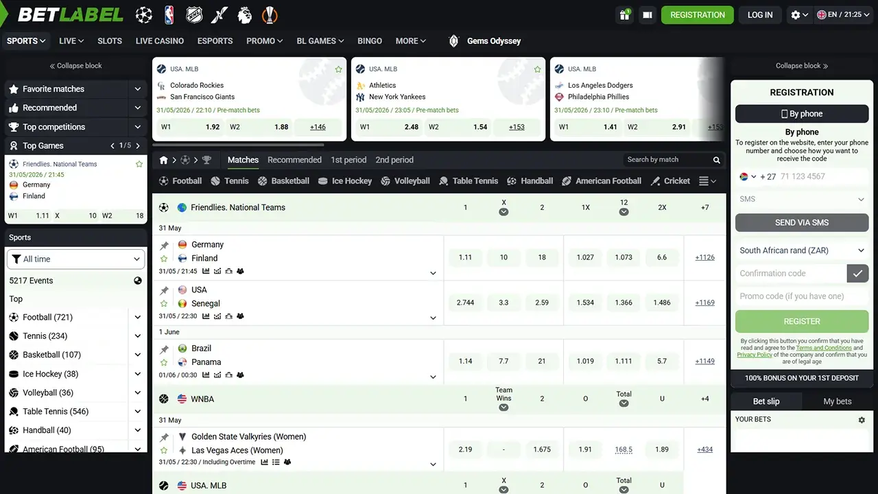 BetLabel Casino Sports Betting