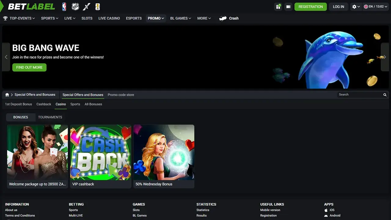 BetLabel Casino Promos