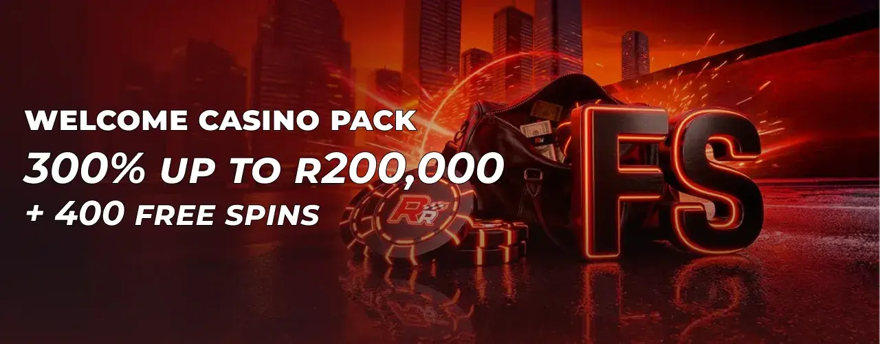 RedRacer Casino Welcome Pack RedRacer Casino Welcome Pack
