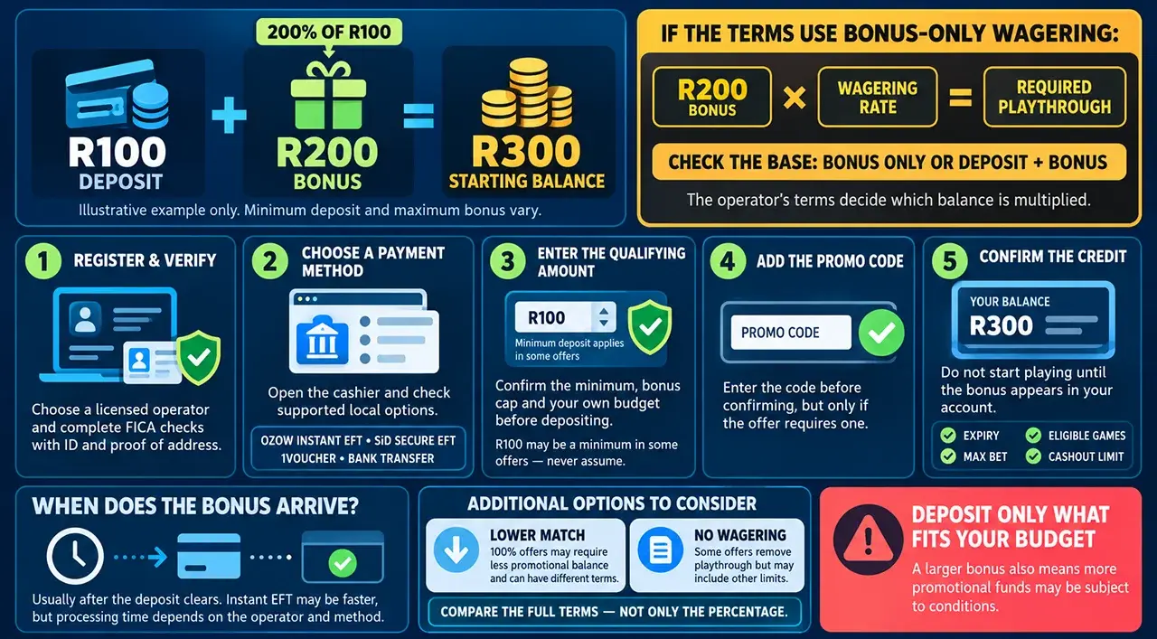 How Does a 200% Deposit Bonus Work?